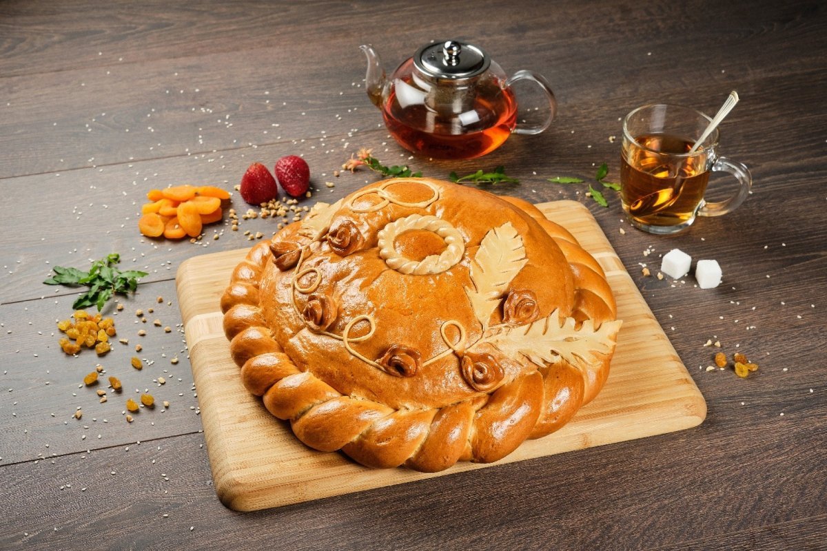 Каравай выпечка