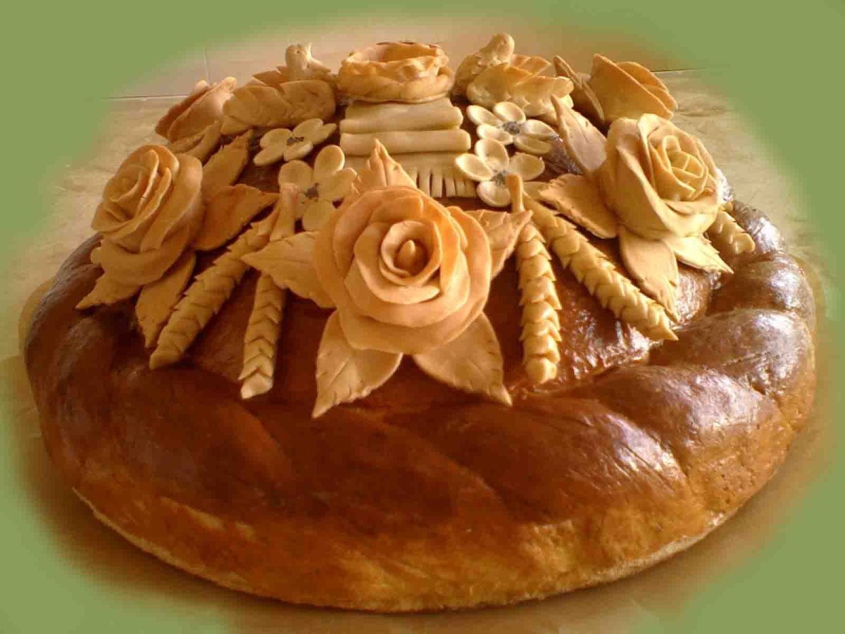 Каравай свадебный древняя Русь