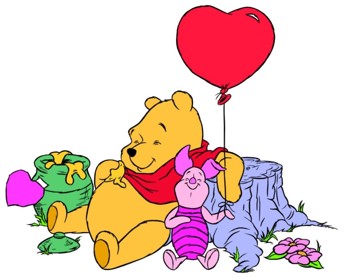 День Святого Валентина Винни пух