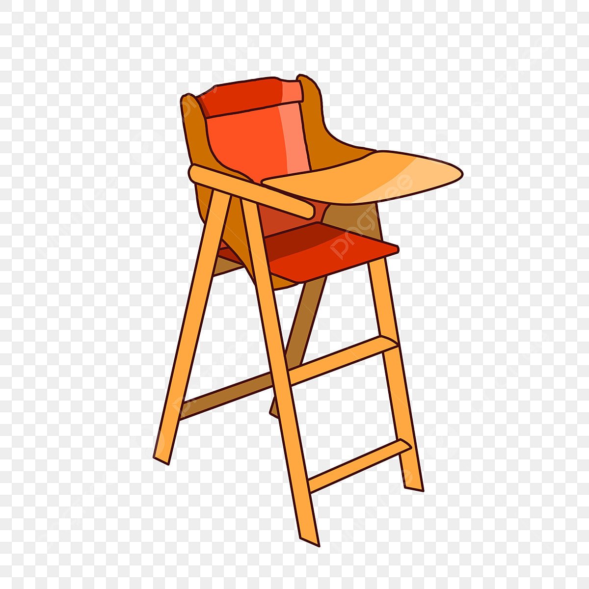 Детский стул вектор