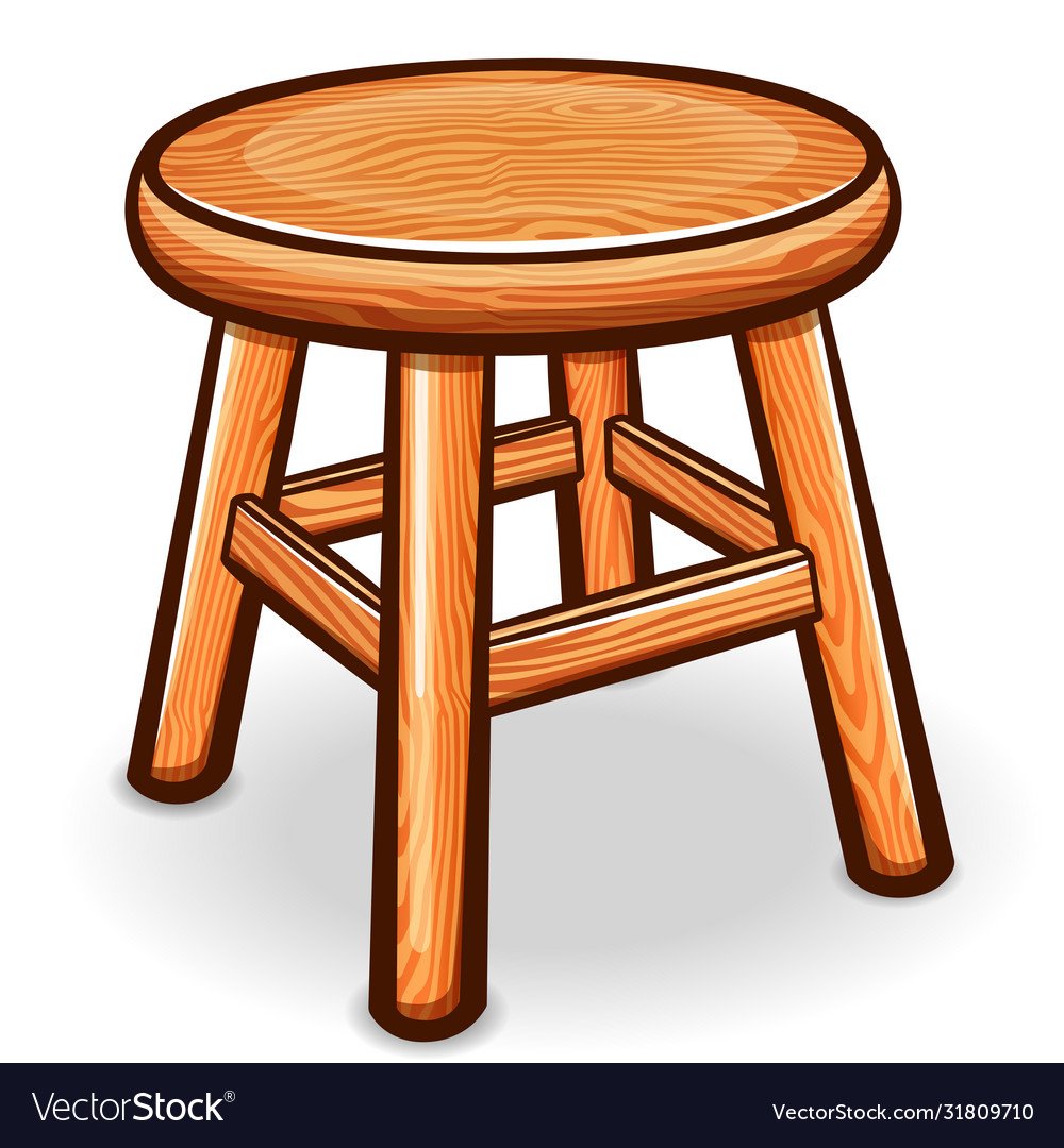 Стул раскраска для детей