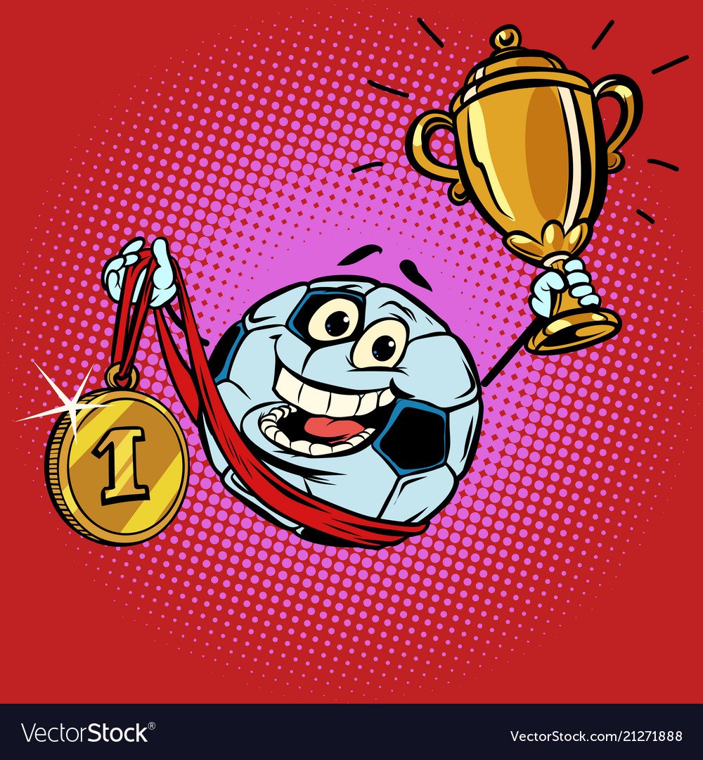 Мячик с Кубком рисунок