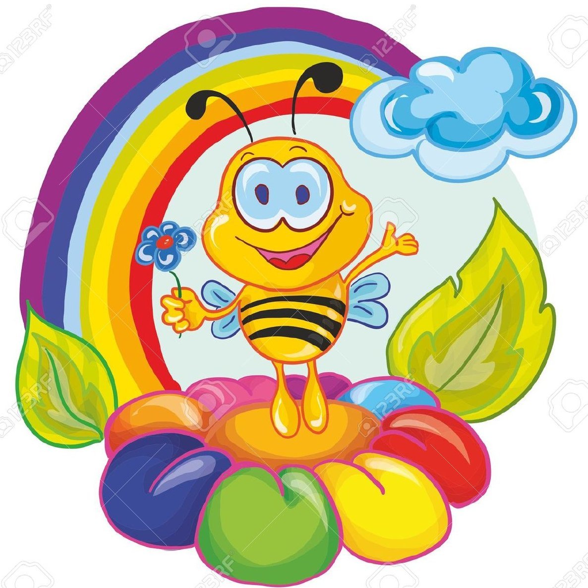 Эмблема пчелки для детского сада