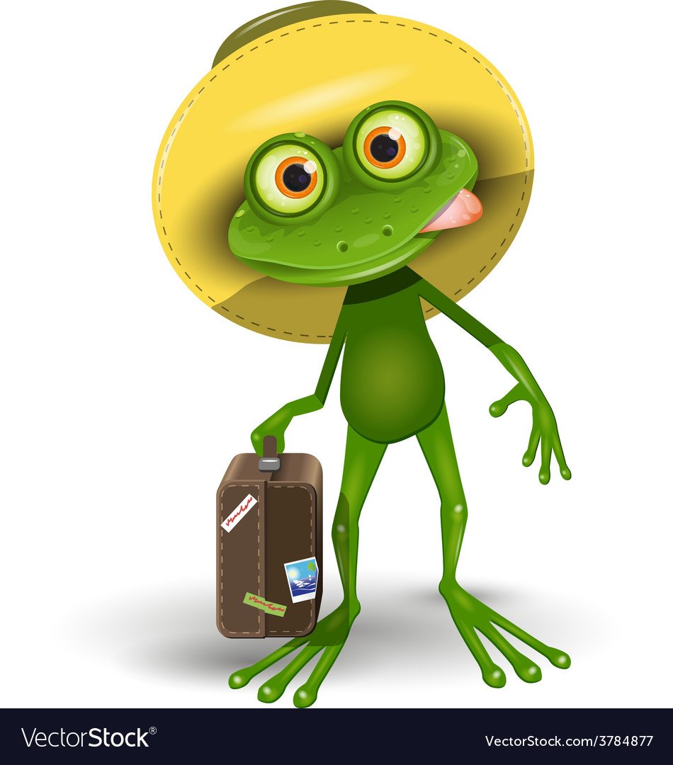 Лягушка с чемоданом