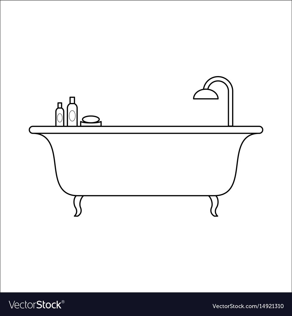 Ванна карандашом