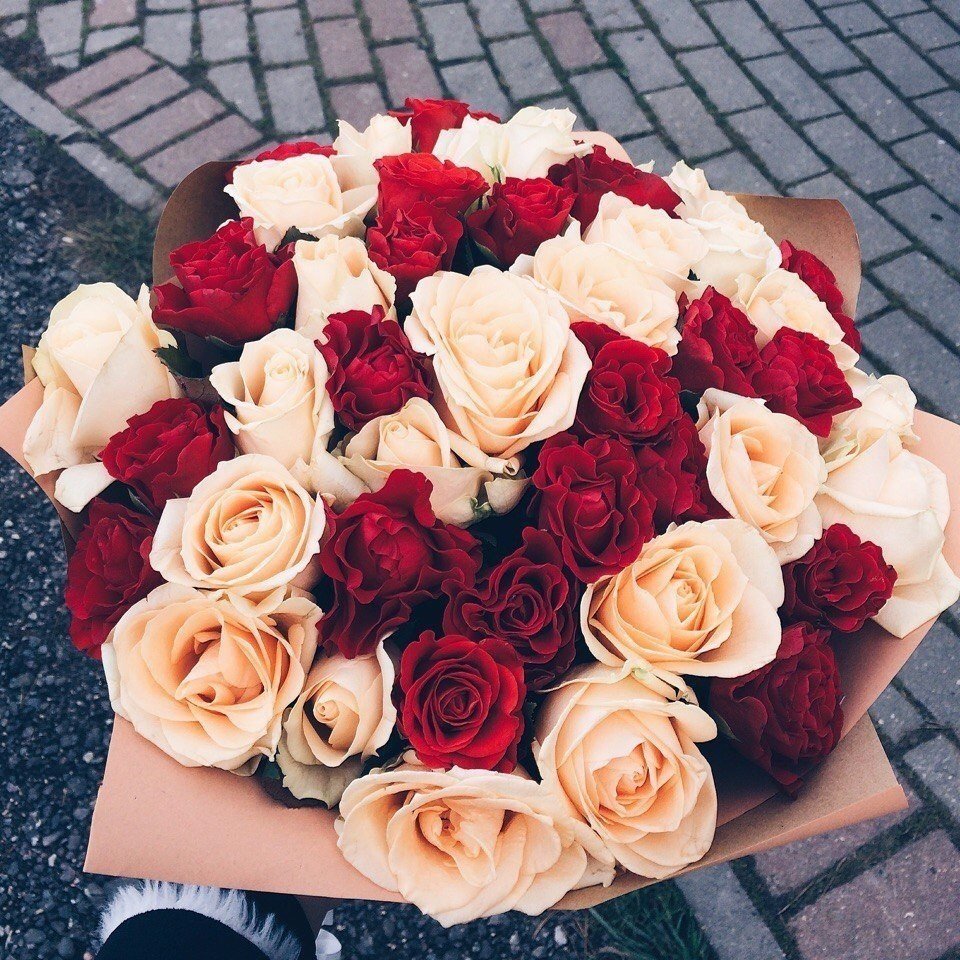 Огромный букет для мамы