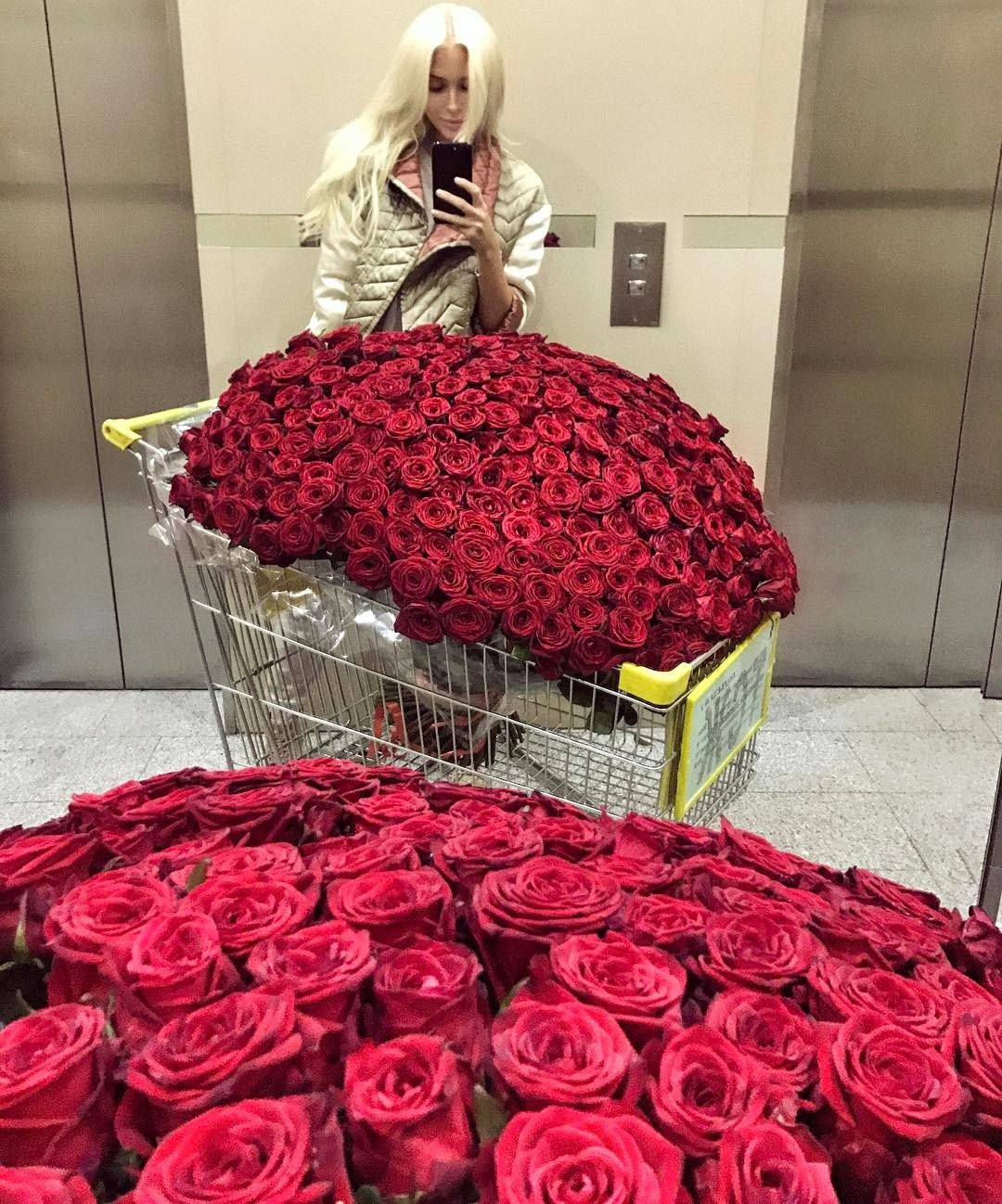 Букет в руках