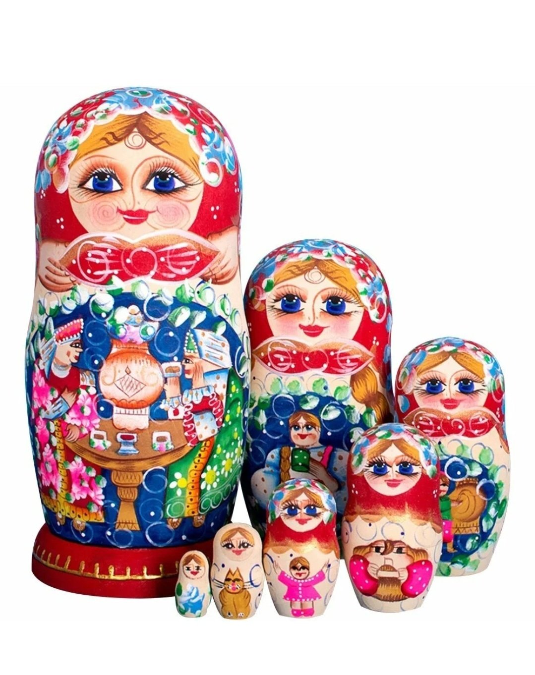 Загорская Сергиево-Посадская матрёшка раскраска