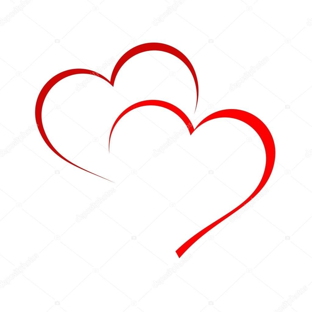 Сердце росчерк