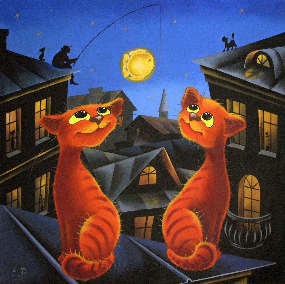 Петербургские коты Владимира Румянцева