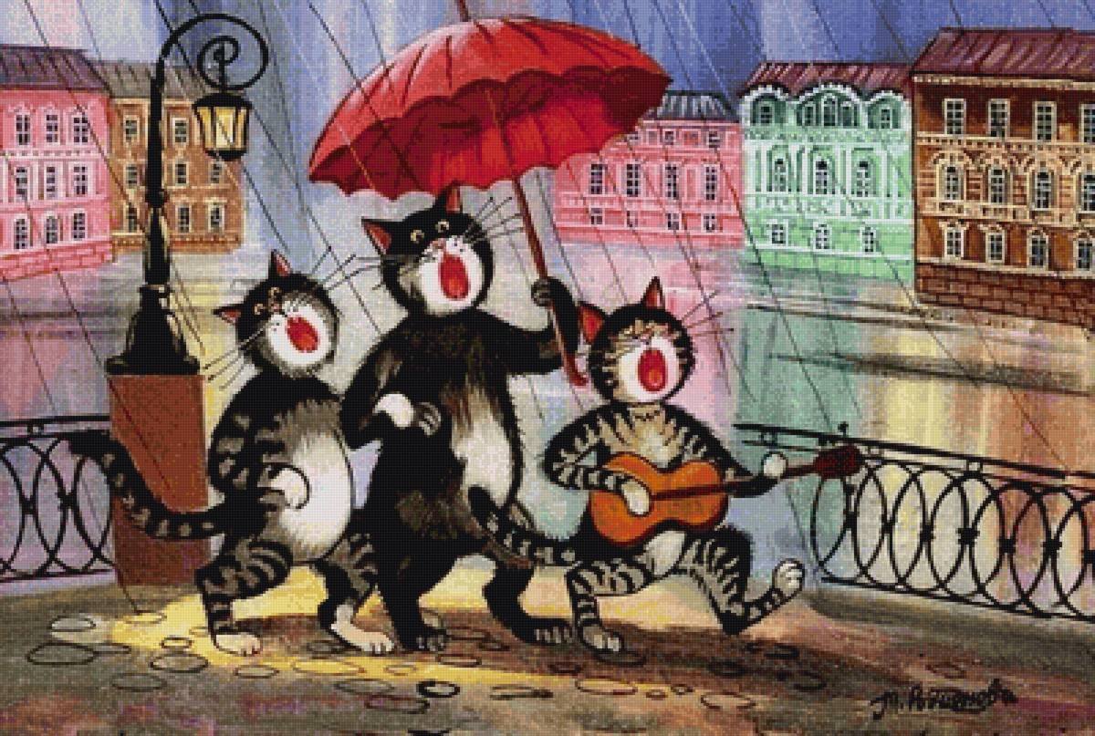 Петербургские коты Елены Романовой