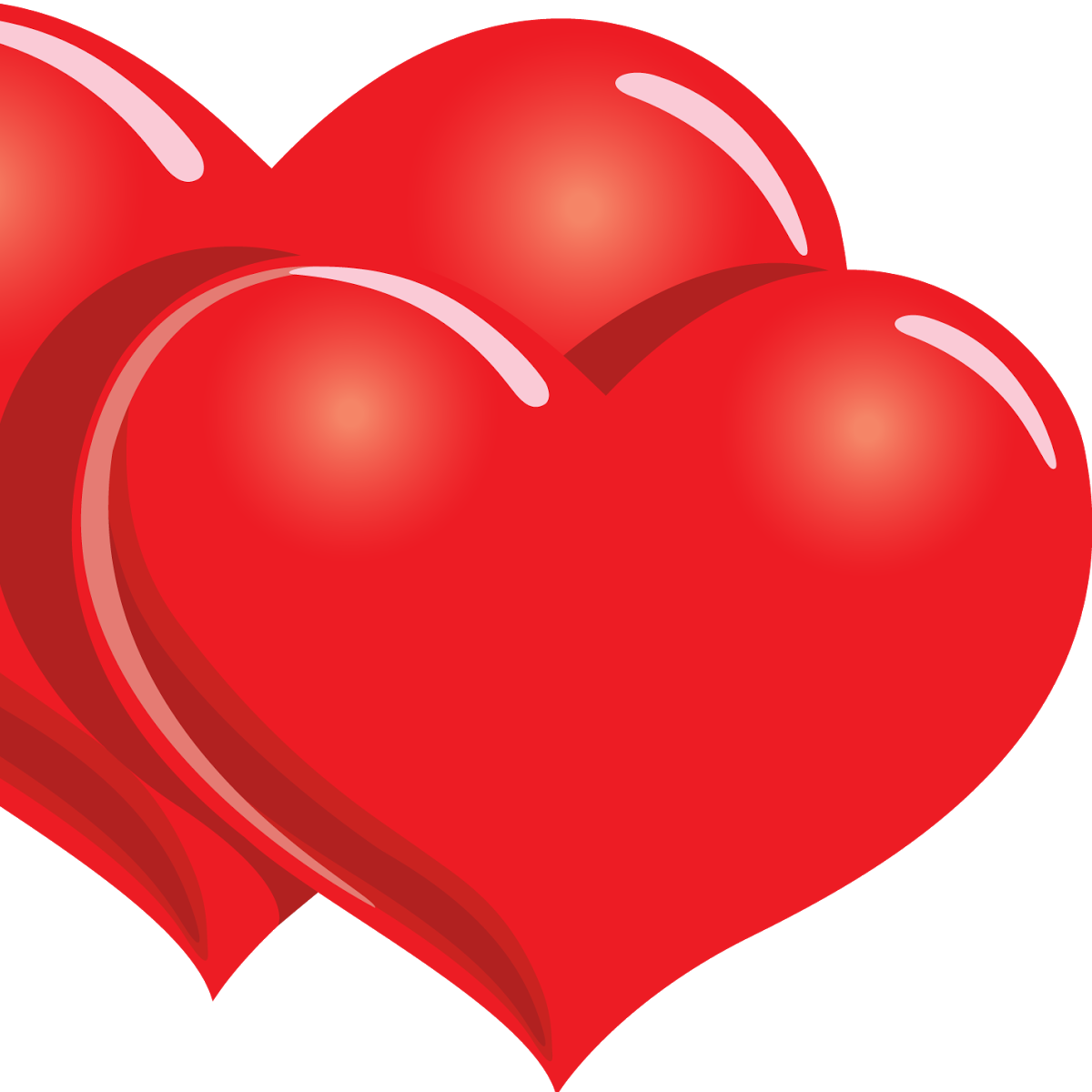 Два сердечка