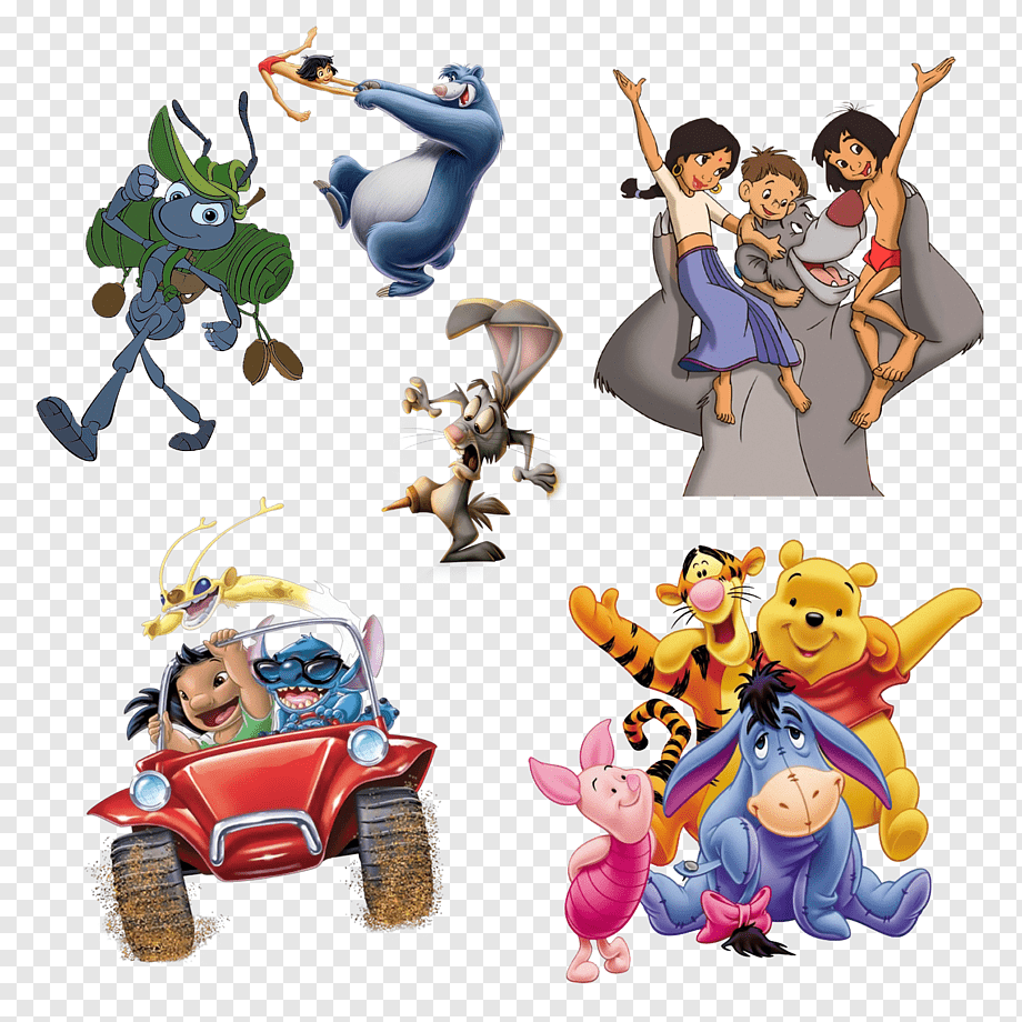 Популярные герои мультфильмов