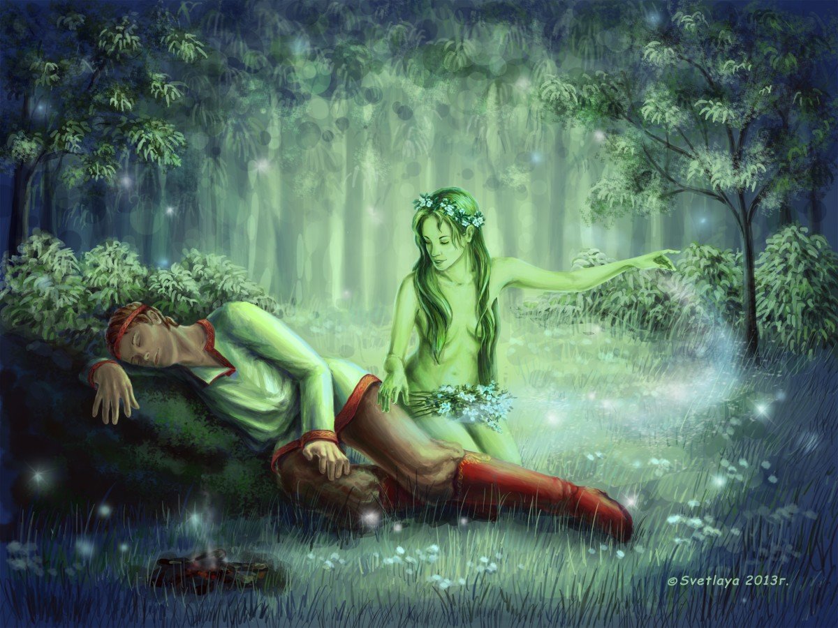 Мавка арт Славянская мифология