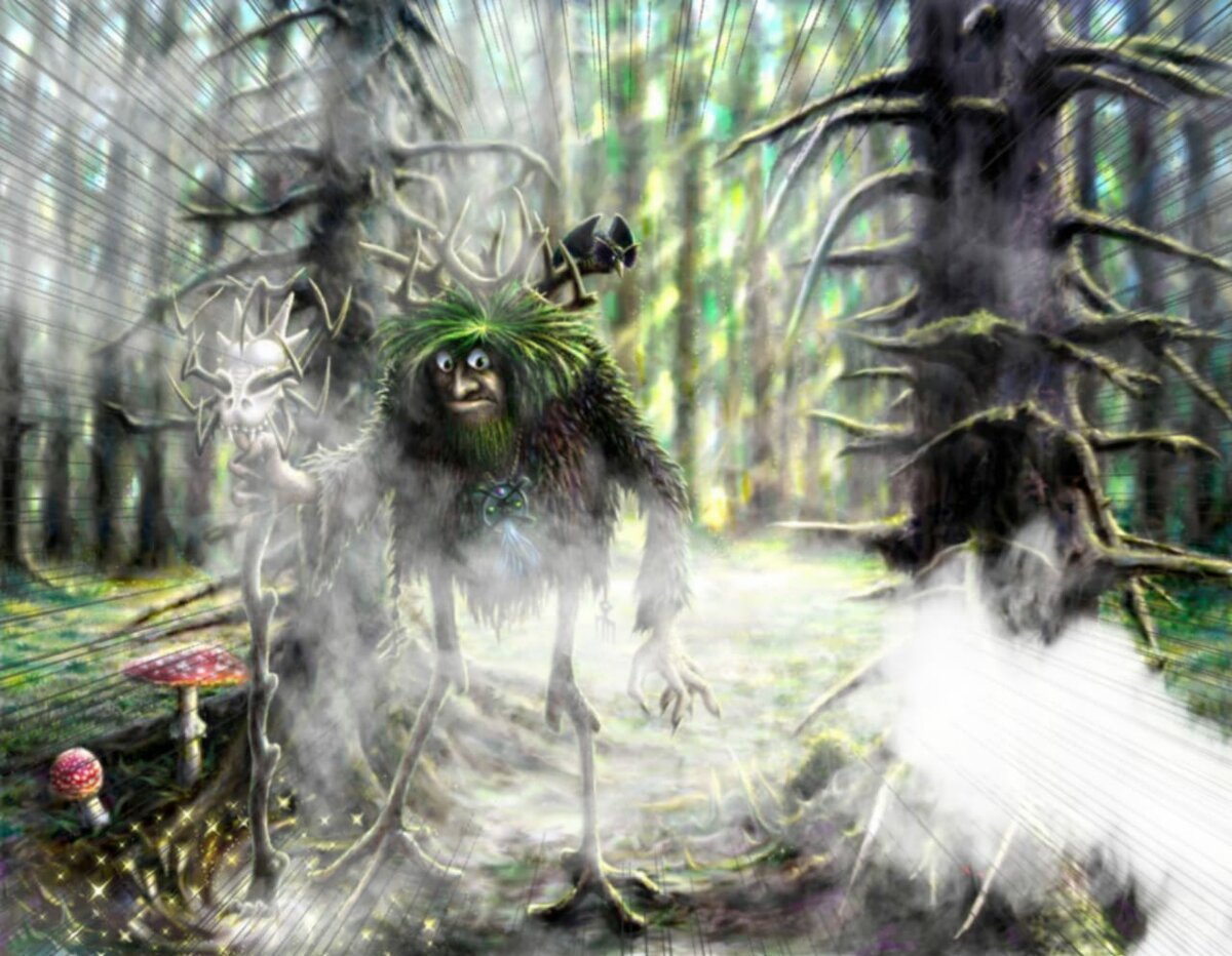 Леший Кикимора водяной