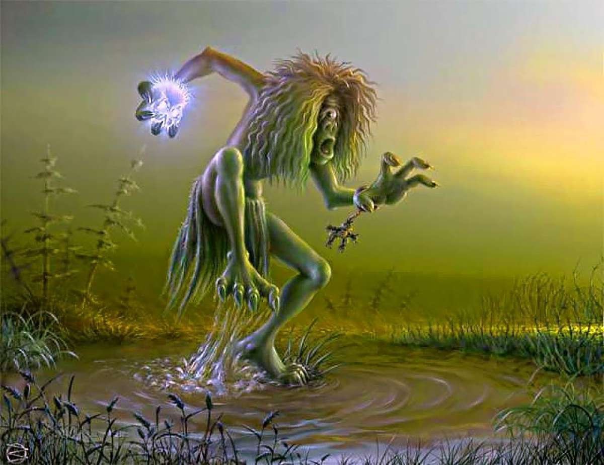 Кикимора и леший картинки