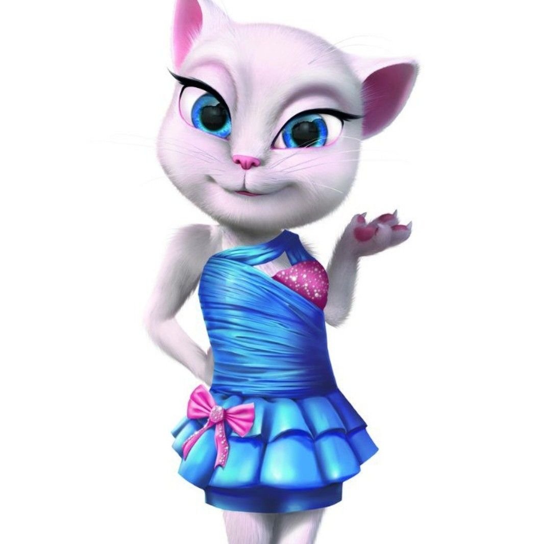 Анжела Талкинг в платье