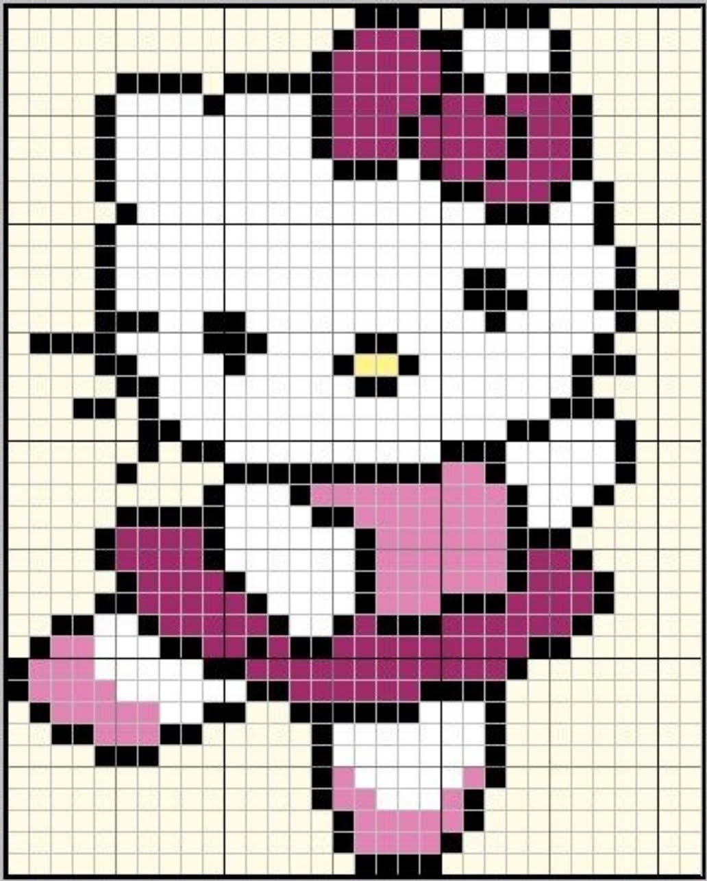 Хелло Китти в клеточку маленькая