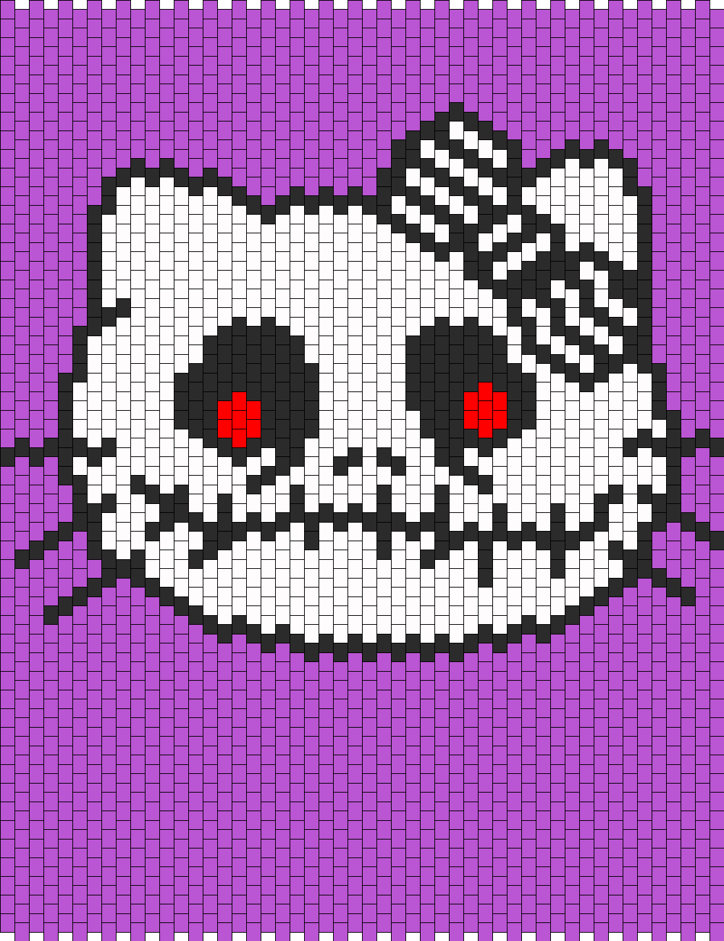 Хеллоу Кити схема вышевки