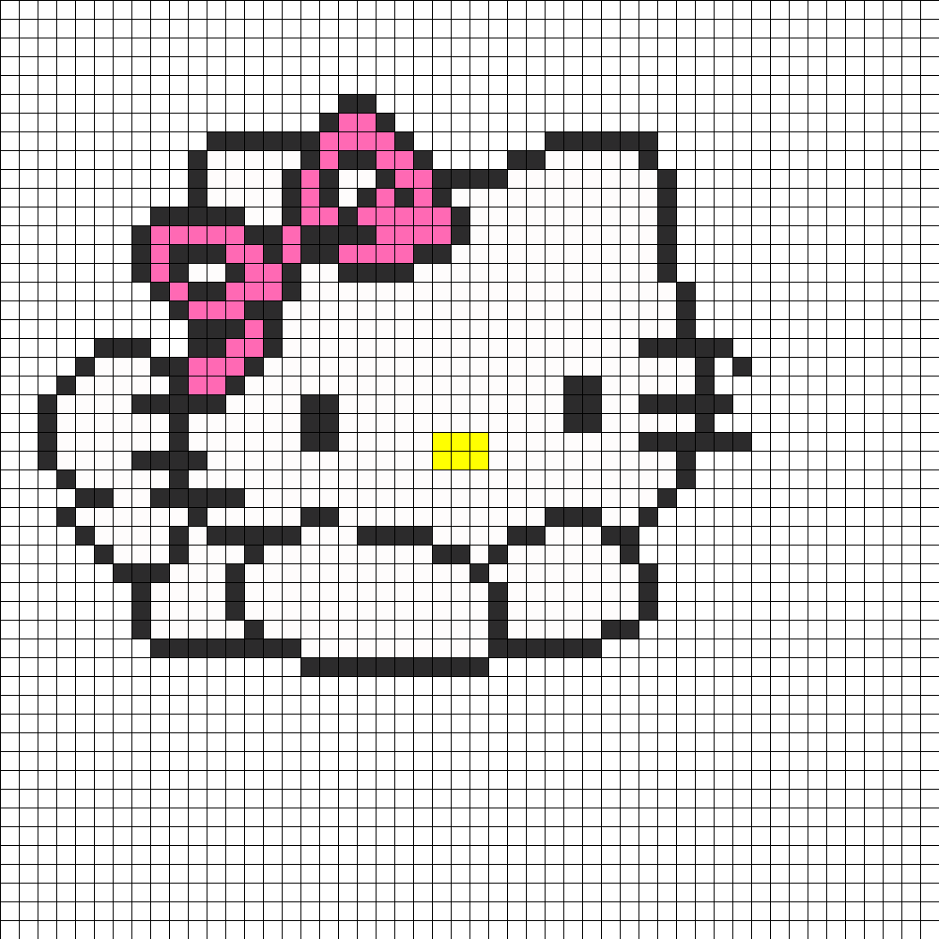 Хелло Китти вышивка