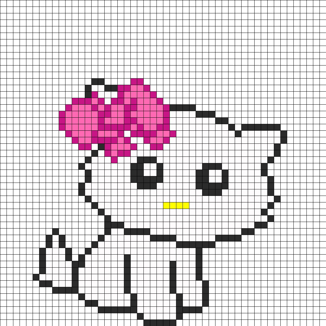 Вышивание крестом Хелло Китти