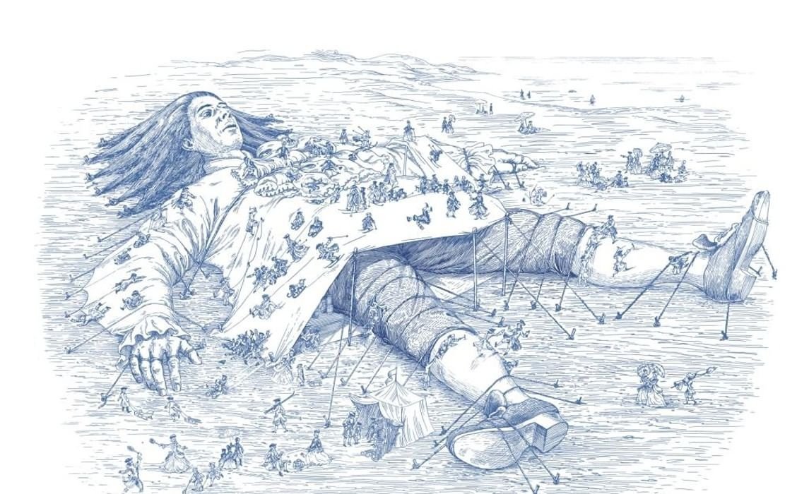 Путешествие Гулливера Ерко иллюстрации