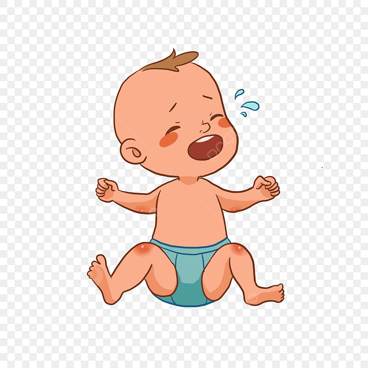 Младенец плачет клипарт