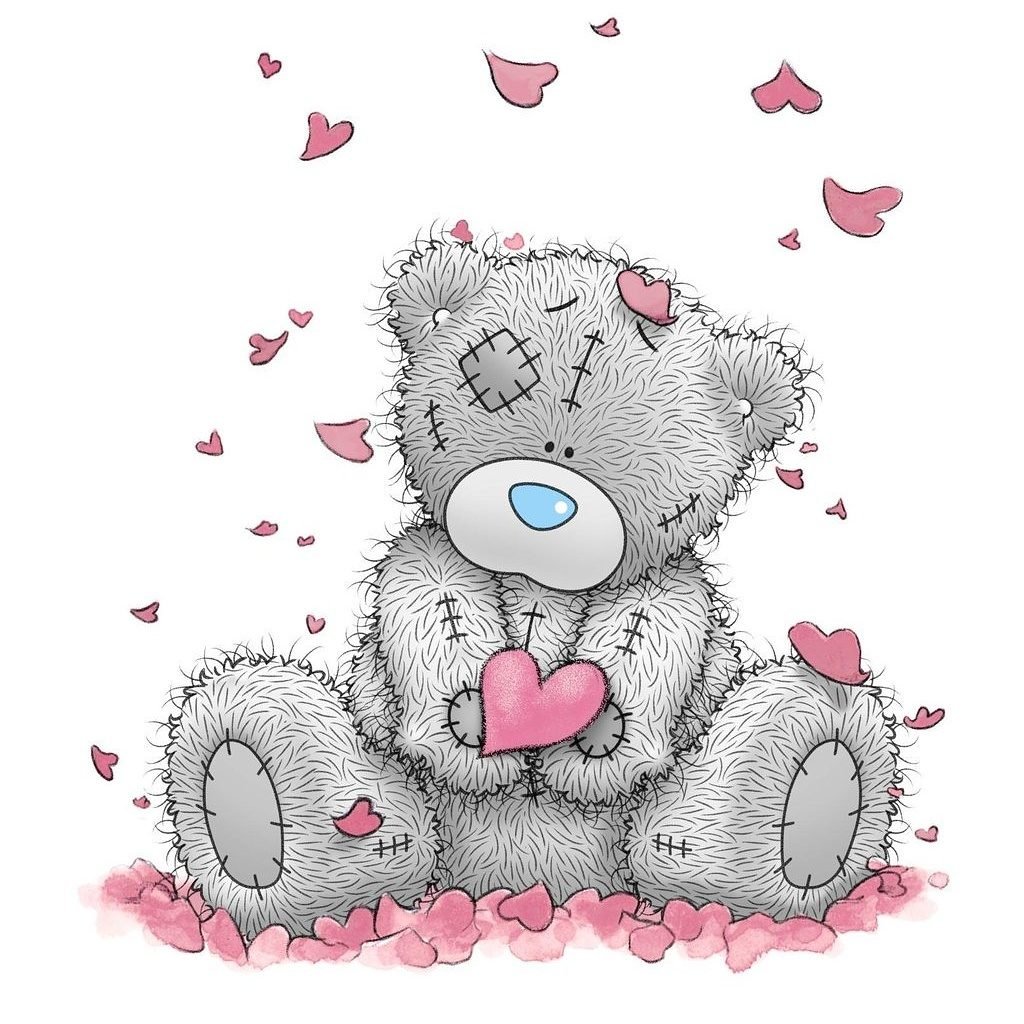 Милый медведь для срисовки