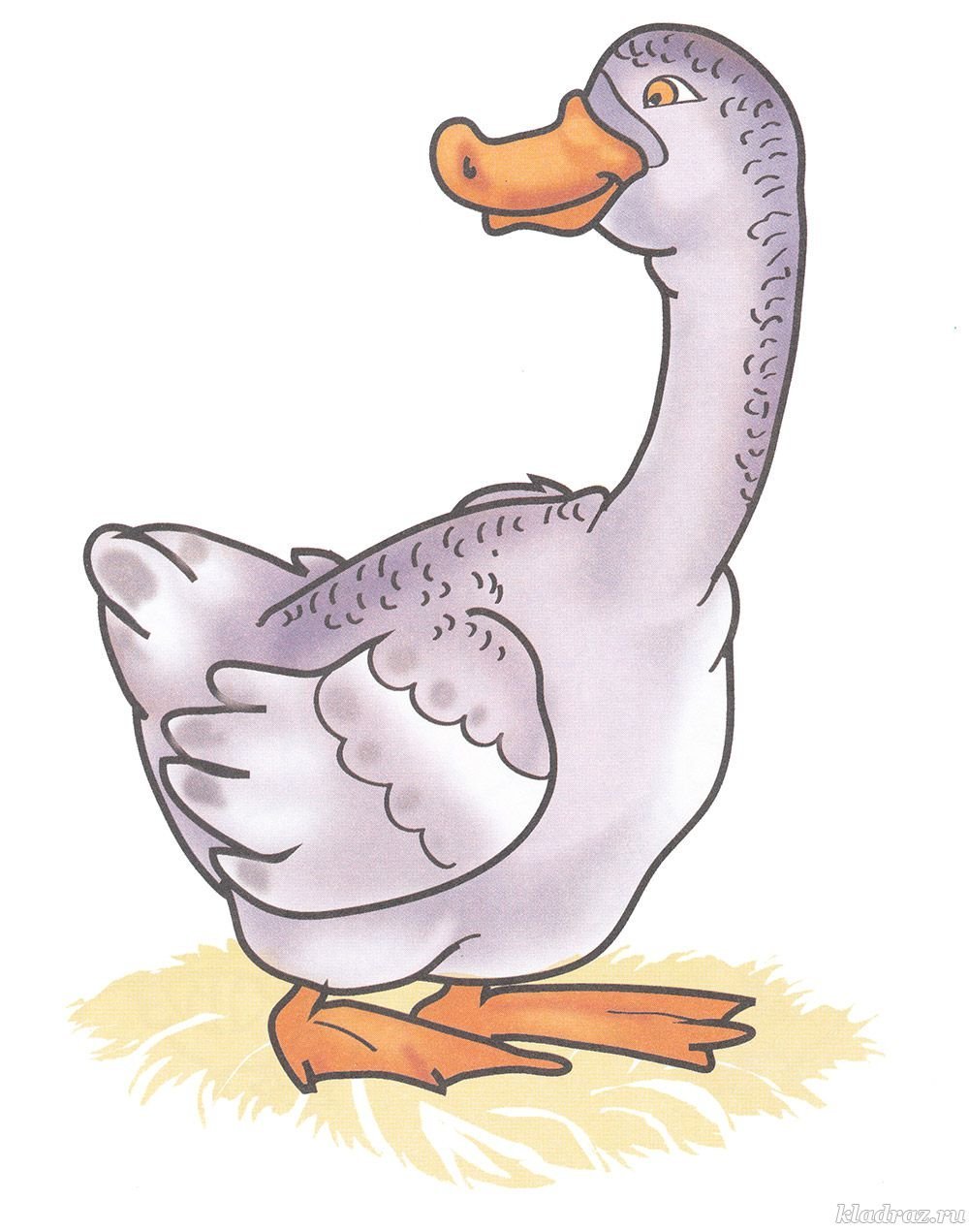 Гусь картинка для детей