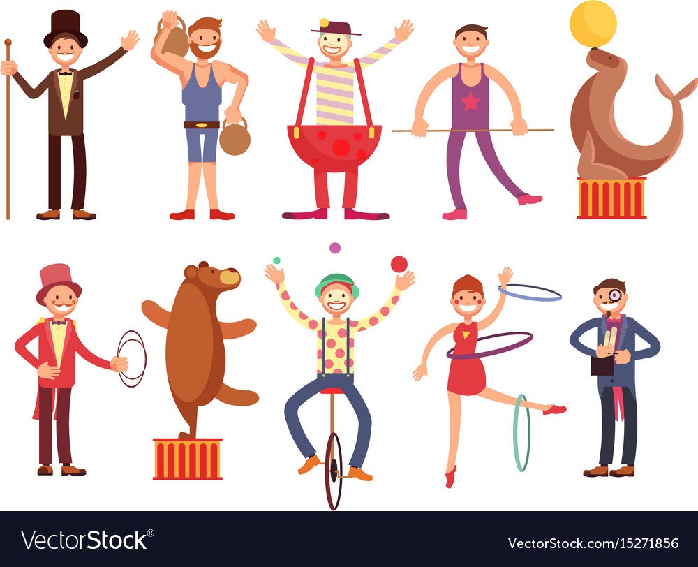 Профессии в цирке для детей