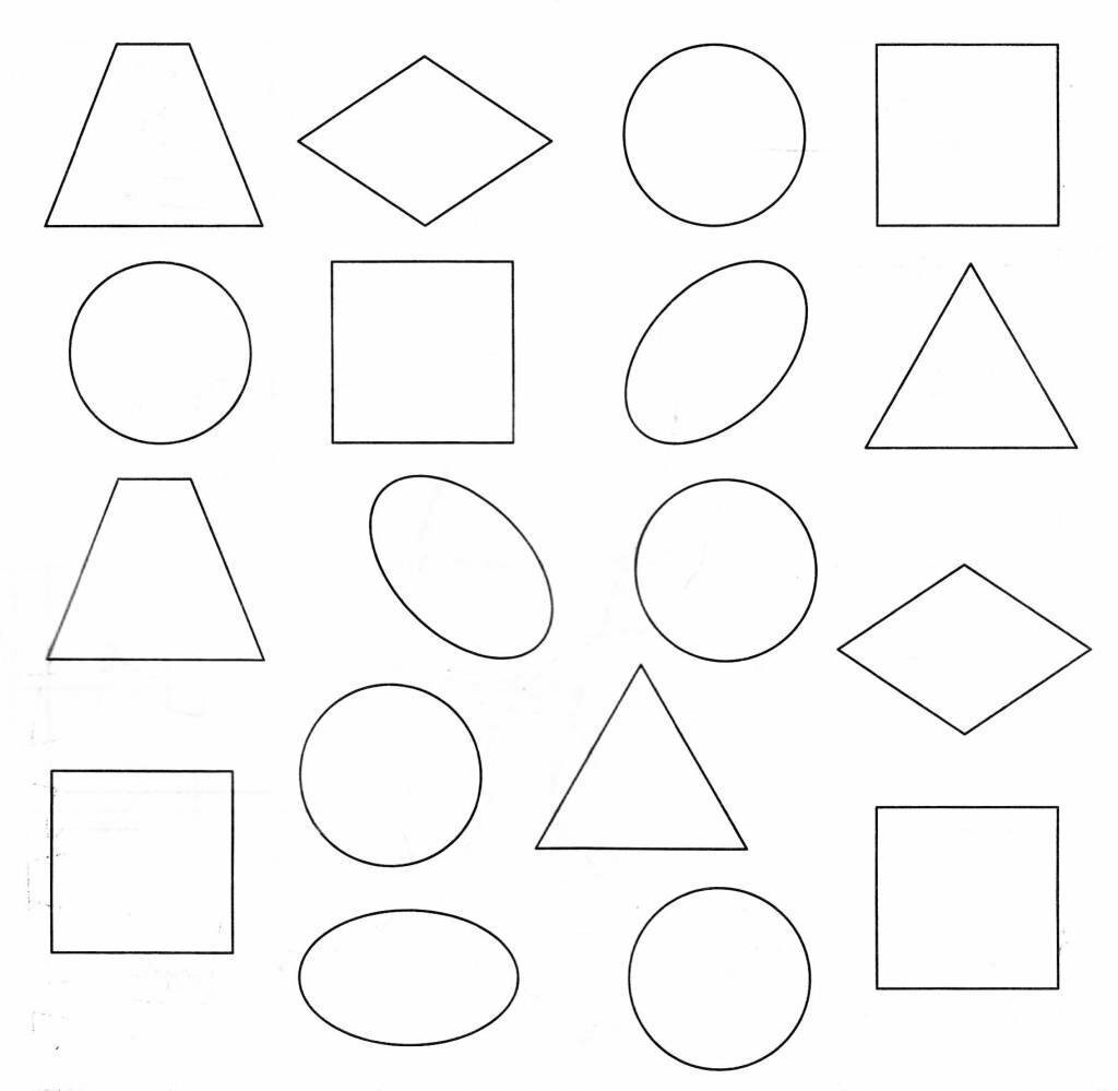 Геометрические фигуры для дошкольников