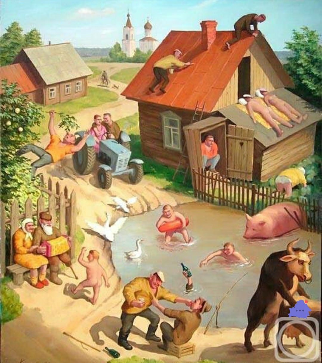 Свадьба в деревне