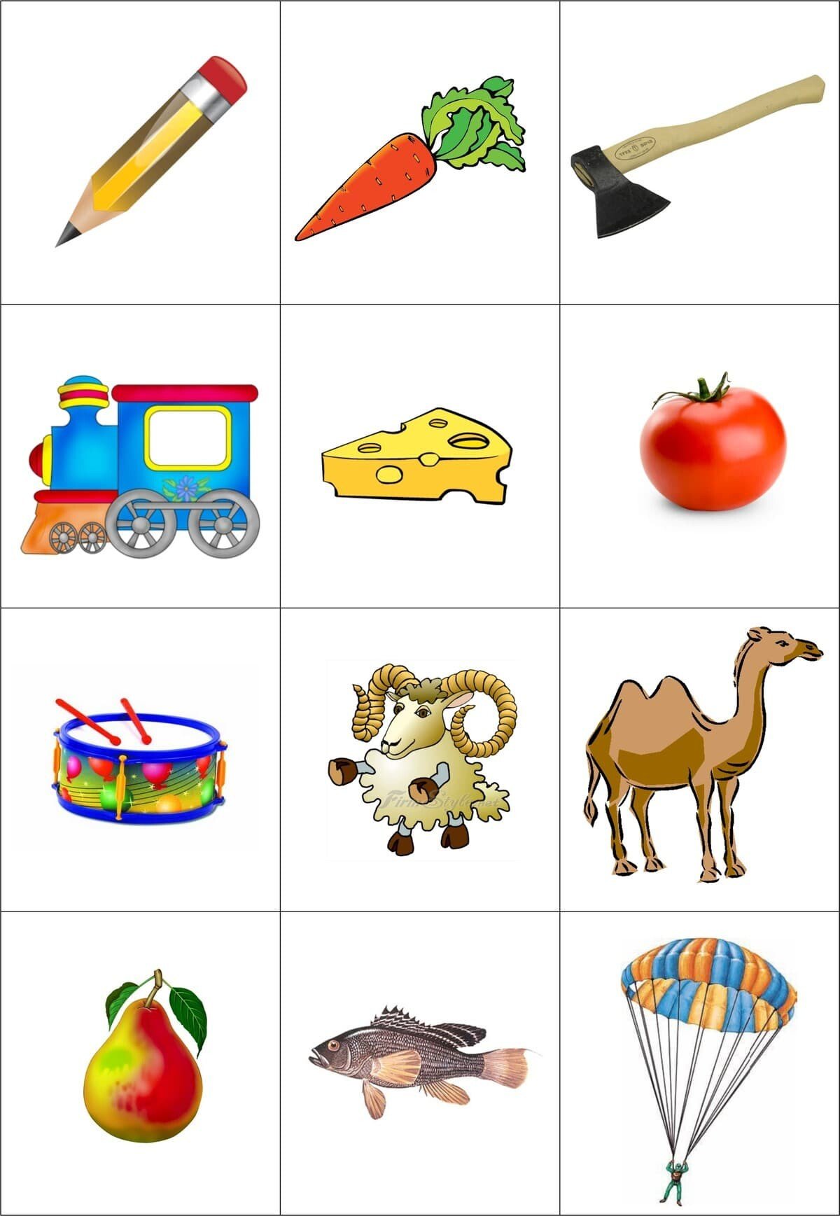 Предметы со звуком с