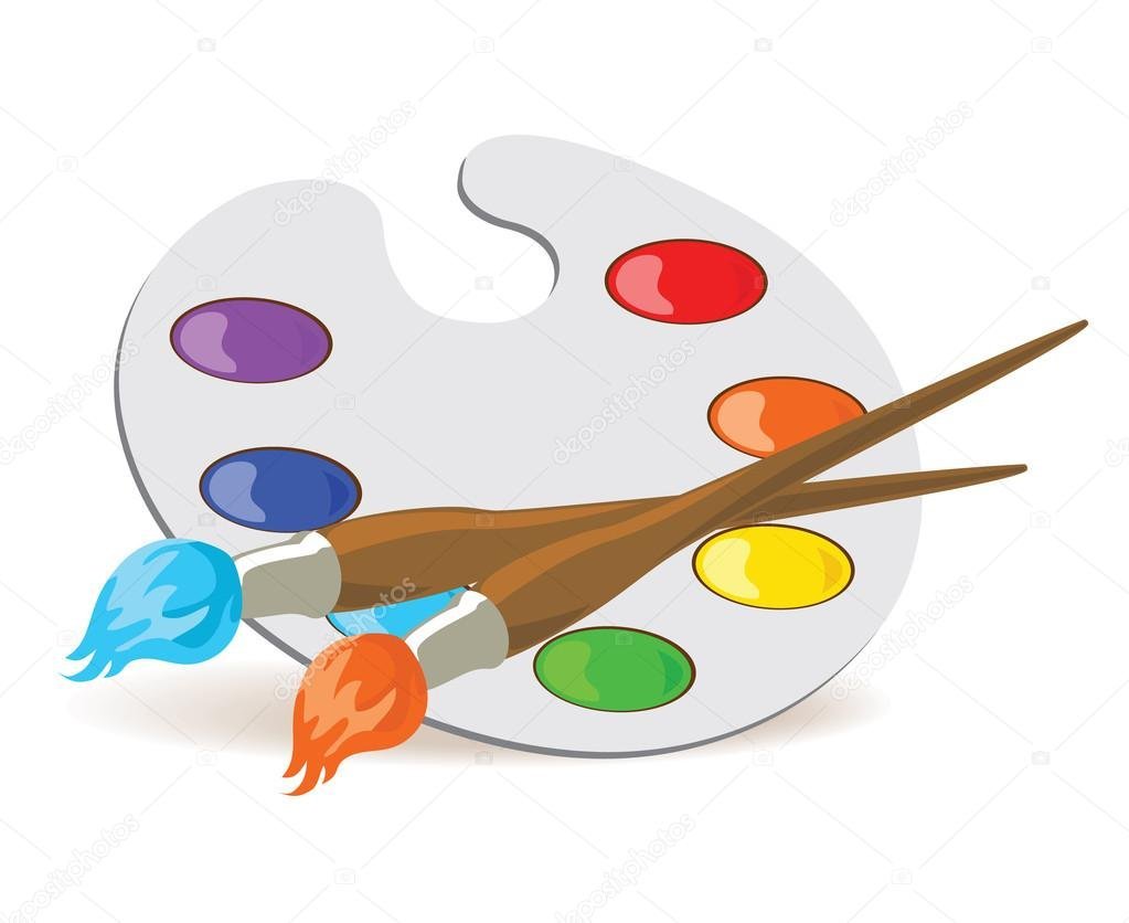 Логотип художественной студии палитра