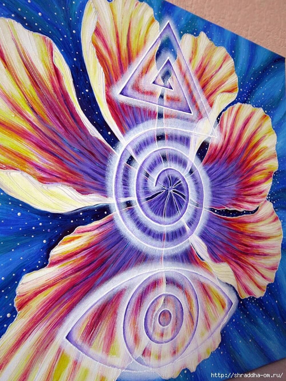 Картина акрилом эзотерика