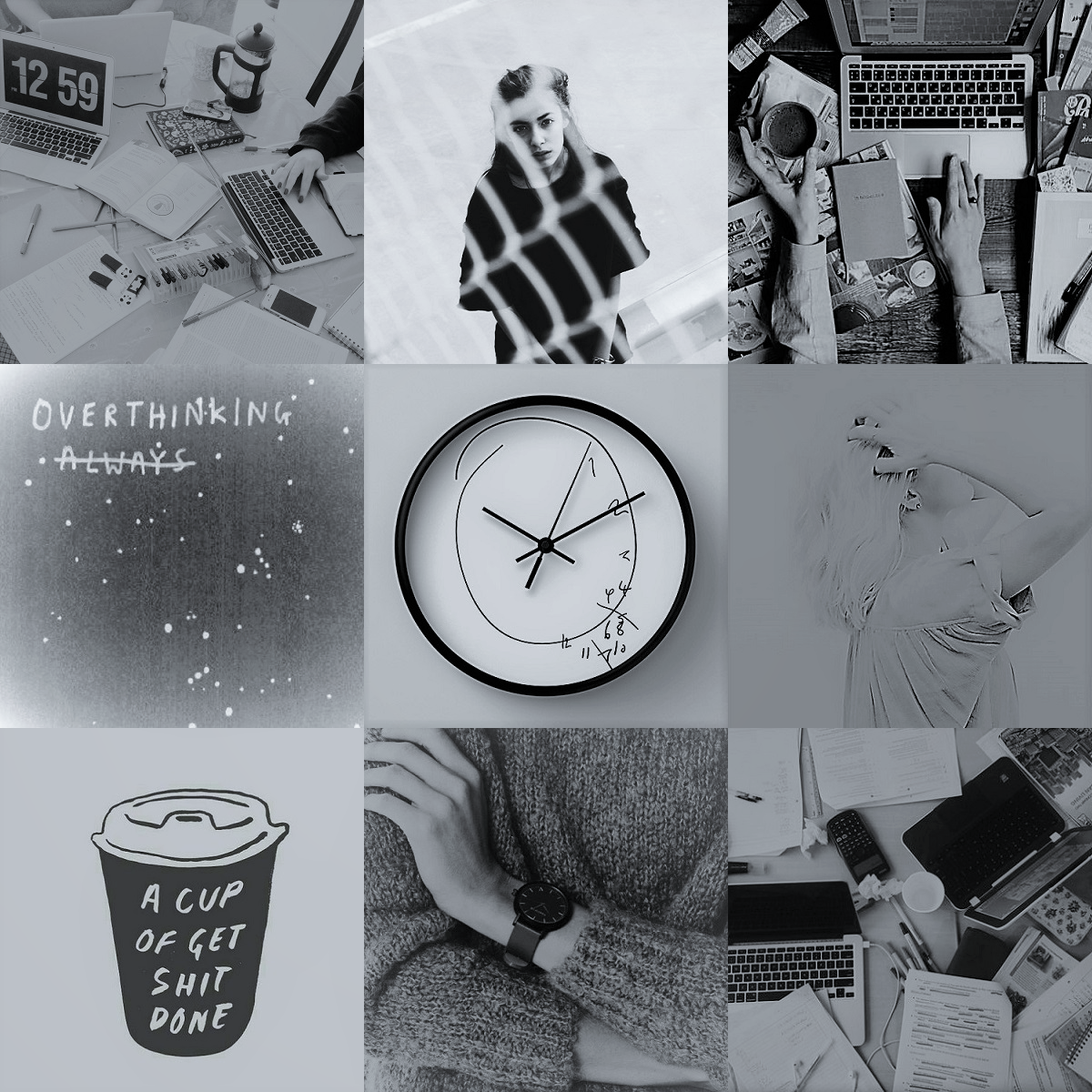 Серая Эстетика коллаж