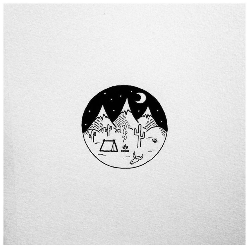 Минималистичные рисунки