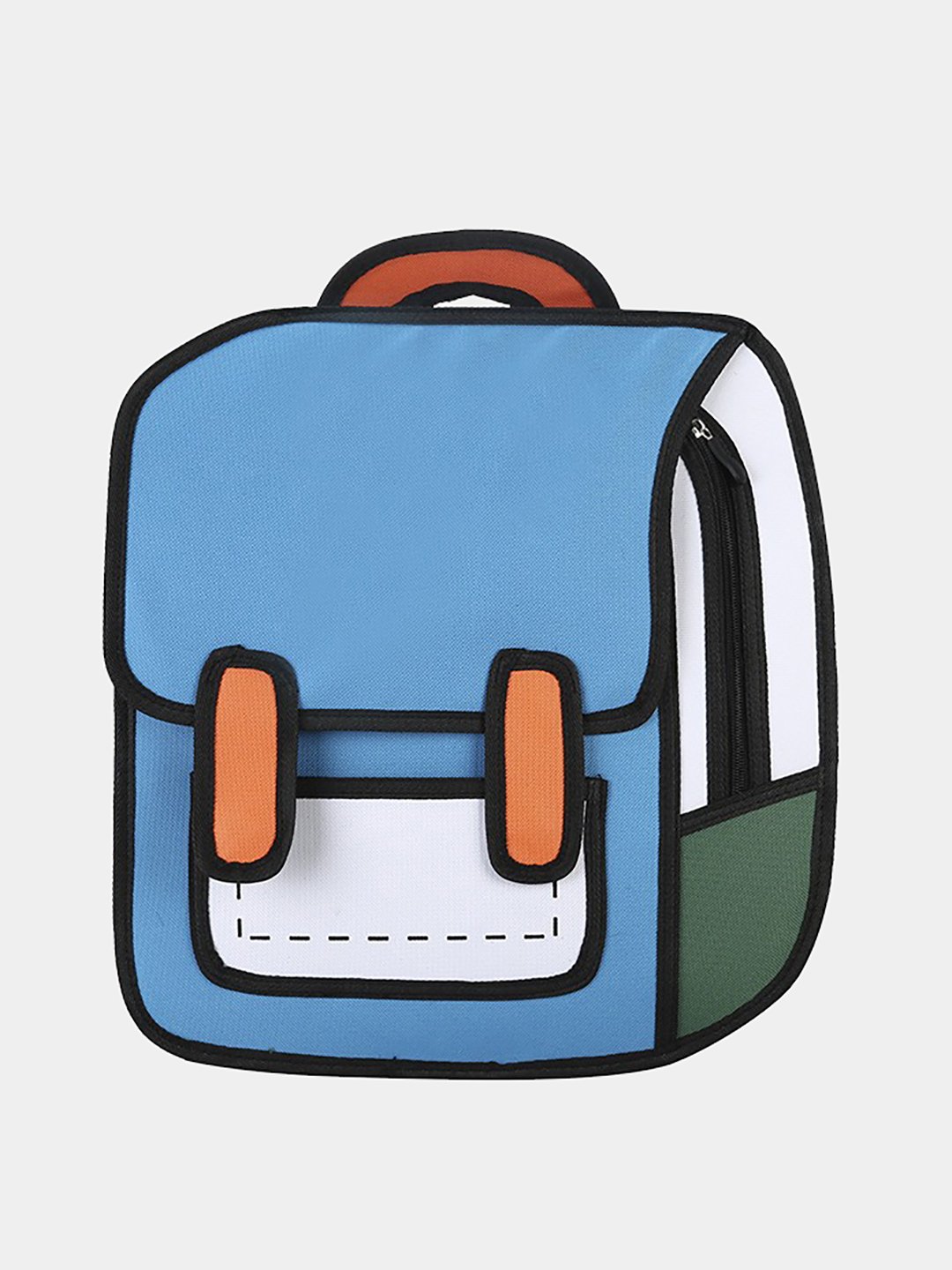 Мультяшный синий рюкзак