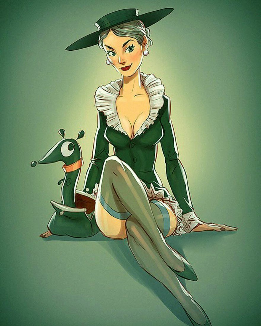 Выкройка крысы Шапокляк