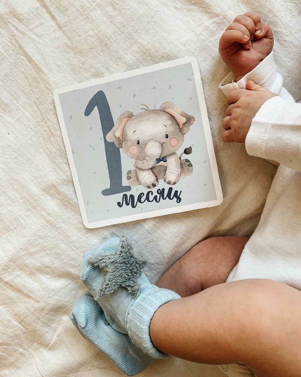 Карточки для фотосессии малыша