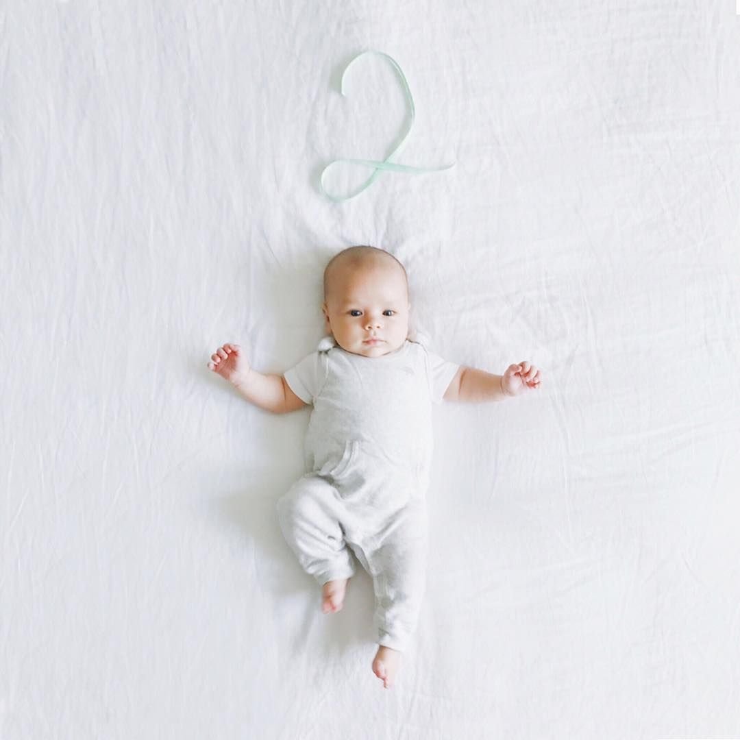 Фотосессия новорожденного мальчика на 1 месяц