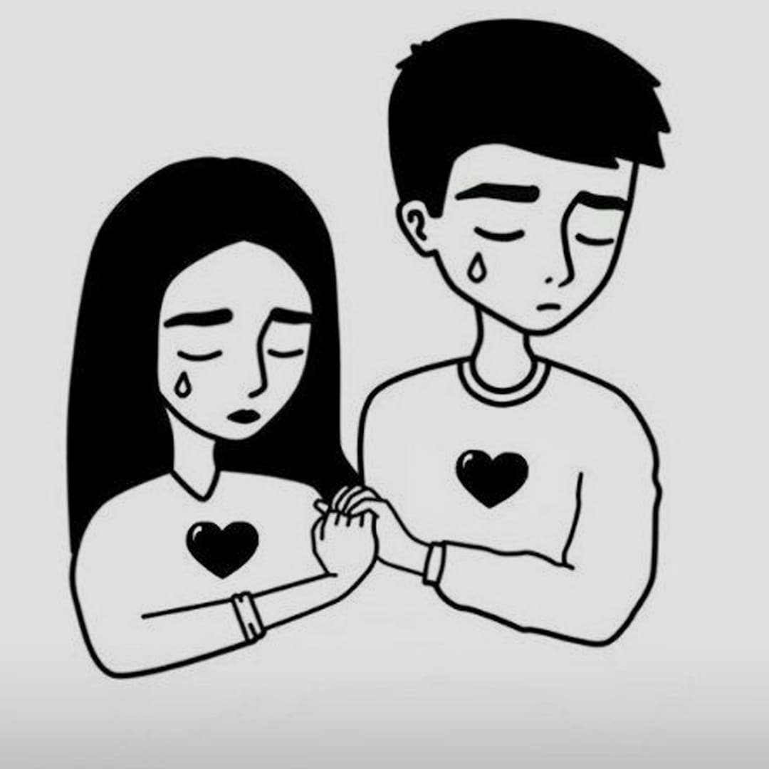 Рисунки карандашом для срисовки пара