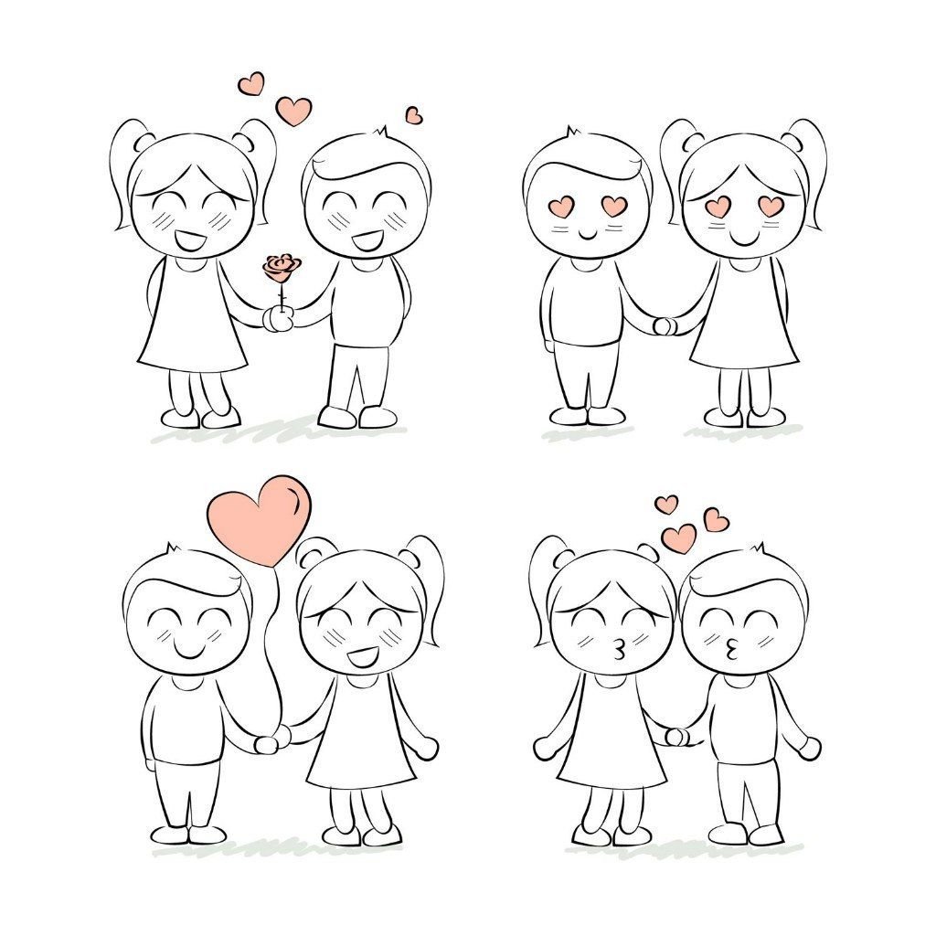 Кавайные котики парочка