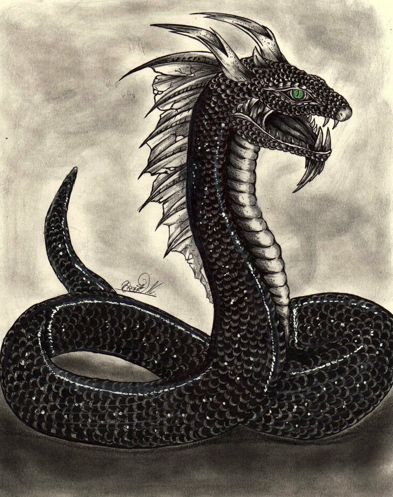 Аспид змея Василиск