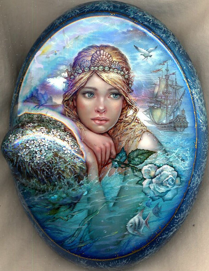 Сергей Князев. Федоскинская лаковая миниатюрная живопись.