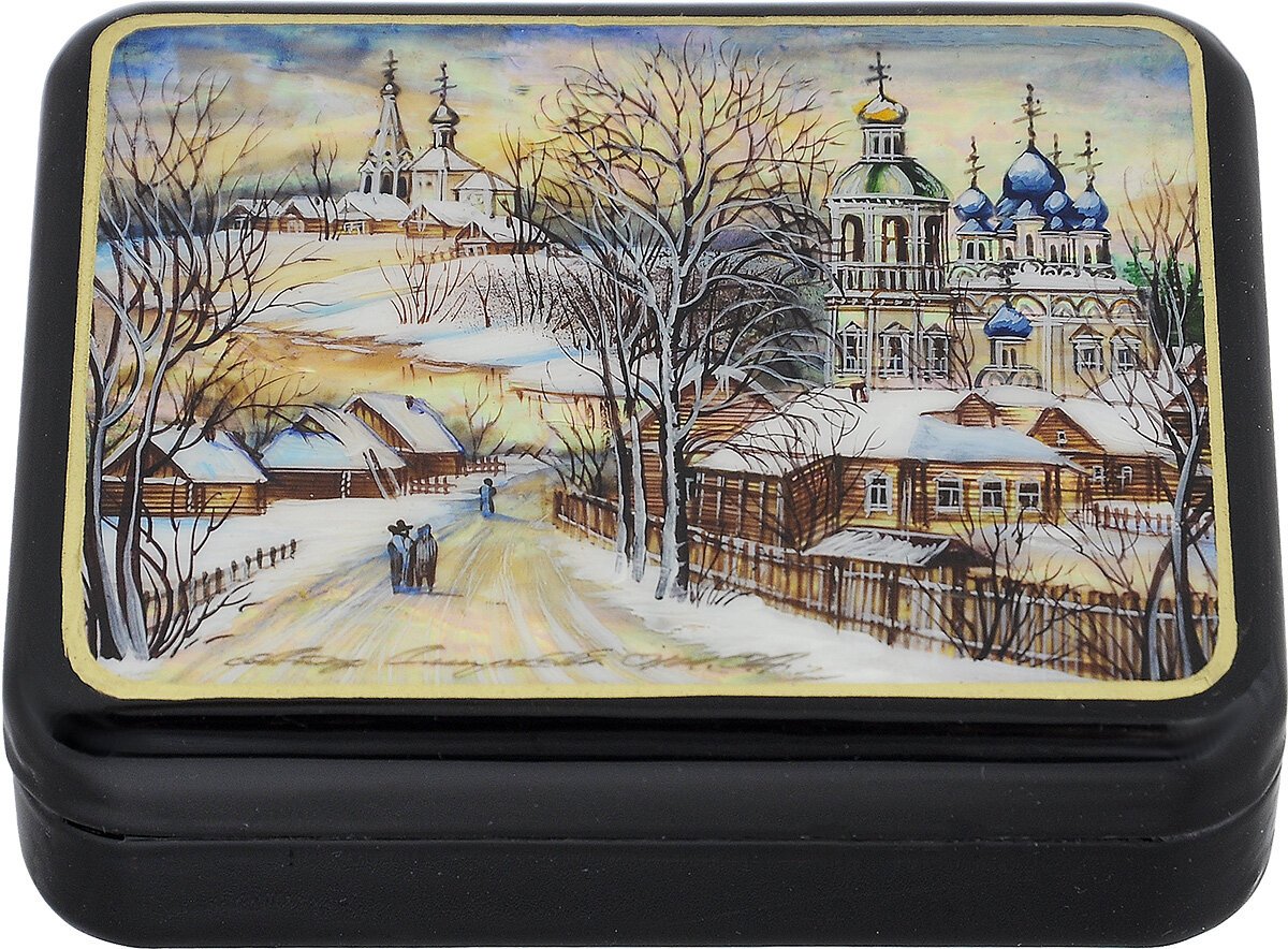 Шкатулка Федоскино ларец