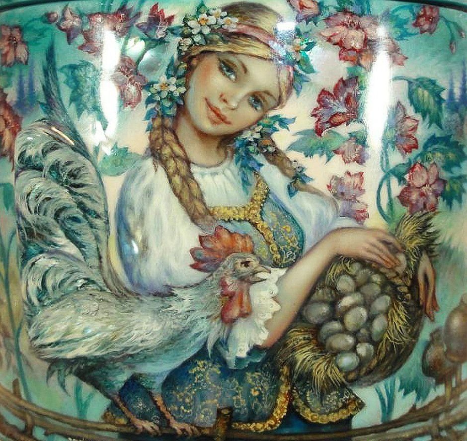 Сергей Князев. Федоскинская лаковая миниатюрная живопись.