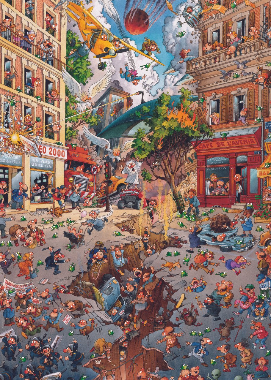 Loup апокалипсис пазл 2000 элементов