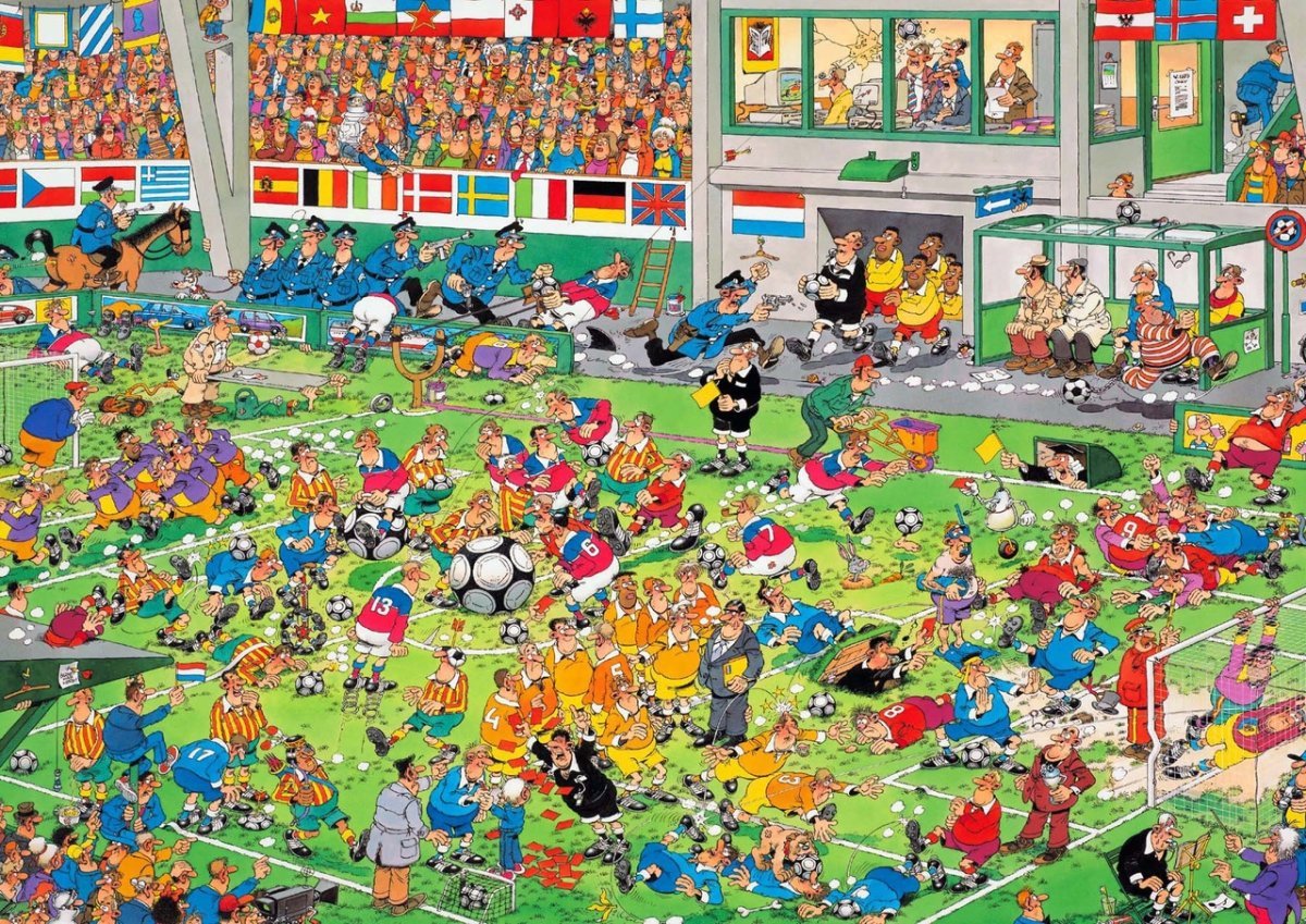 Пазлы джамбо Ян Ван Хаастерен