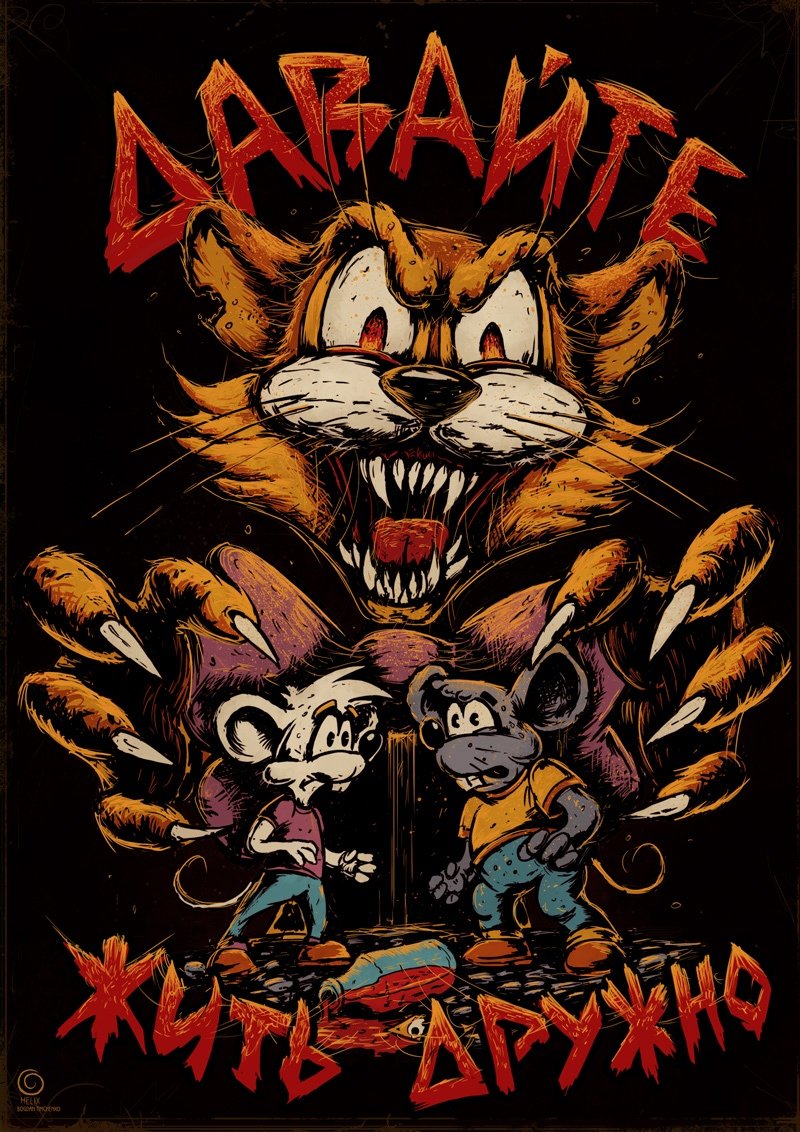 Кот Леопольд озверин мультфильм